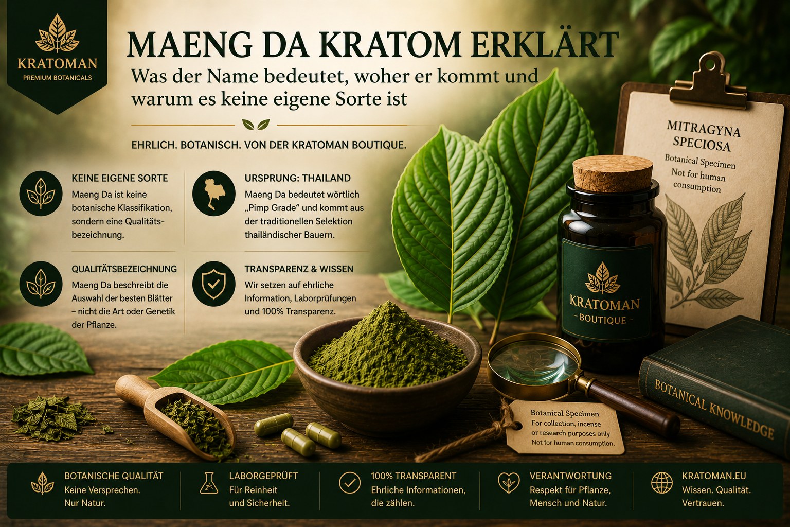 Maeng Da Kratom erklärt | Kratoman.eu Maeng Da Kratom ist keine eigene Sorte – Name, Herkunft und Fakten